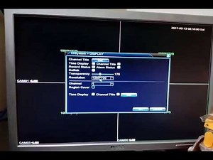 How to Change Display Settings in XMEYE Application Based DVR