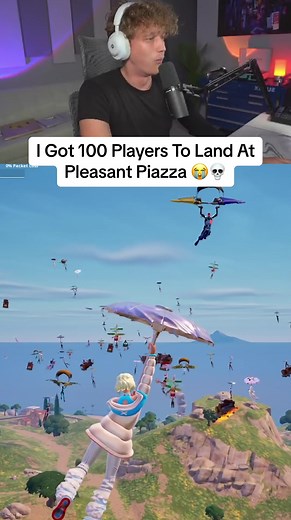 Fortnite Chaos: 100 Players in a Tiny POI