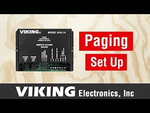 Installation and Programming the RAD-1A for Secure FXS Paging