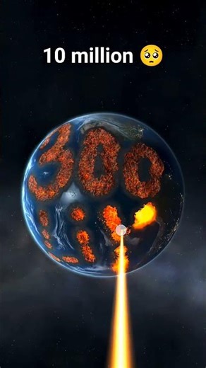 Future Earth Destroyed by Laser Light 😱🌎 | Solar Smash #shorts #viral