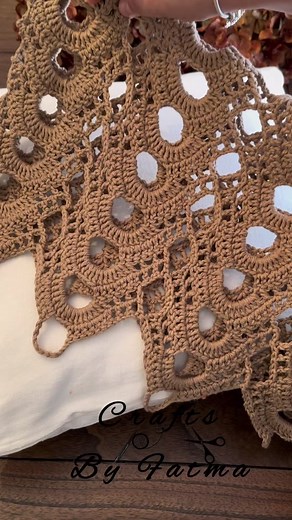 Crochet Pillow Tutorial with 100% Cotton Yarn by Fatma Hobby