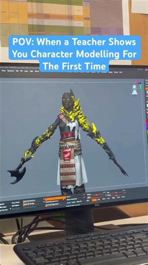 POV: When a Teacher Shows You Character Modelling For The First Time