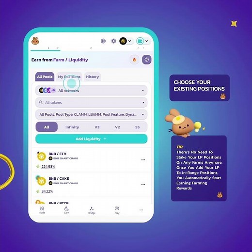 How to Farm on PancakeSwap Infinity