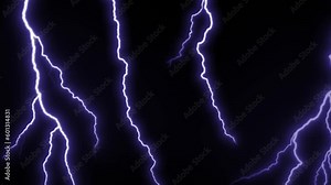 art illustration video background graphic motion animation 4k quality footage design concept of thunder bolt