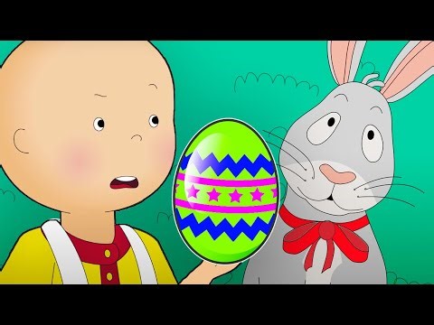 Caillou vs Easter Bunny | Caillou Cartoon