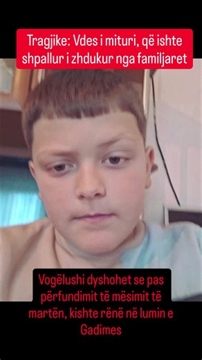 Vogëlushi dyshohet se pas përfundimit të mësimit të martën, kishte rënë në lumin e Gadimes #policia #tiktok #fyp #viral