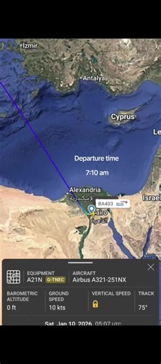 ‏Cairo Egypt to London England