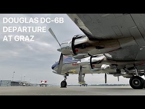 FLYING THE DOUGLAS DC-6B OUT OF GRAZ (4K)
