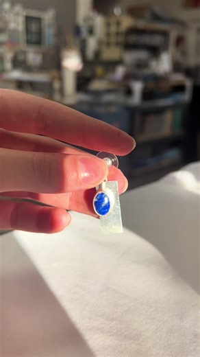 made some jewelry over the summer 💍✨ #lapis #jewelry #silversmith