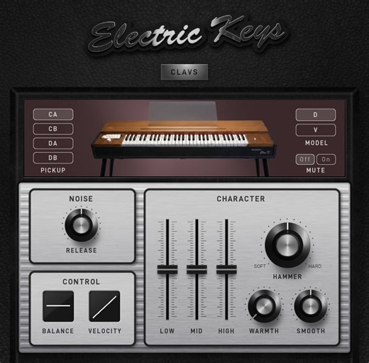 Electric Keys by MeldaProduction - Electric Keys Plugin VST VST3 Audio Unit AAX