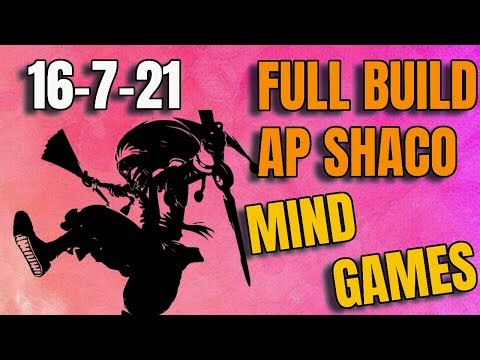 Full Build Ap Shaco Mind Games #jungle #jungler #leagueoflegends #lol #shaco