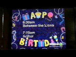 PBS Kids Schedule Bumper (2005 WBGU-TV)