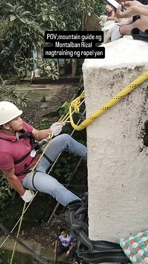 POV;mahalaga ang may kaalaman sa pag rescue para sa mga mountain guide ng Montalban or Rodriguez Rizal #reelsvideoシ #reelsfbシ #facebookreel #reelsfacebook #reelsvideo #montalbanrizal #rappeling | Rudelyn Francisco Dolinog