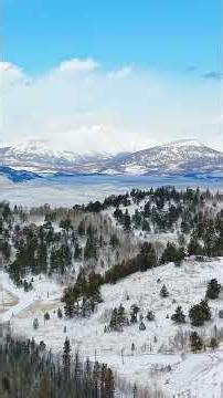 Flight and Pan of Mosquito Range South Park CO Feb 17, 2026 TALL #mountains #snow #colorado