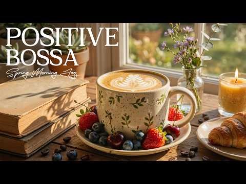 [ Morning March Bossa Nova Jazz ] ☕🌸 Happy Jazz for Begin the day ~ Spring Coffee Vibes