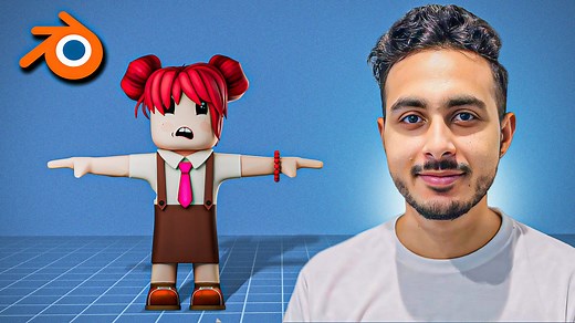 3D Character Creation for Beginner: From Modeling to Rigging in Blender & Substance Painter