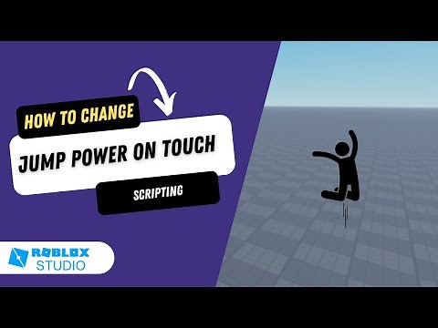 How to Change the Jump Power on Touch | Roblox Studio