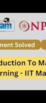 Introduction to Machine Learning || NPTEL Assignment 1 week 1 solution 2026 || IIT Madras