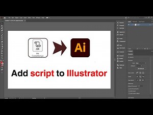 Add script to Illustrator
