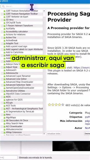 SAGA not showing up in QGIS? Quick fix ⚡ #civilengineering #qgis #gis