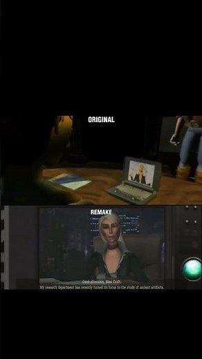 Tomb Raider Cutscene Comparison: 1997 Original VS 2007 Remake #gaming #tombraider