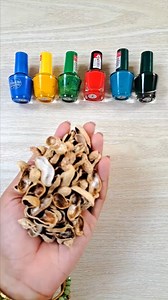 31K views · 176 reactions | I made a unique paper wall hanging craft ideas, making with waste nuts shells & craft paper | SR Rangoli | Facebook