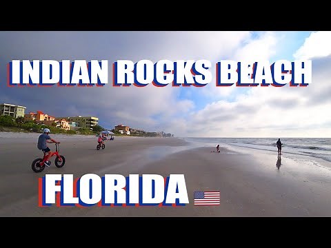 Indian Rocks Beach Florida Walking Tour : Can You Swim In November 2020?