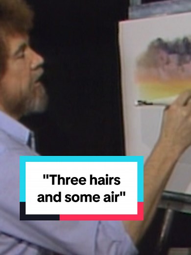 Bob Ross Majestic Pine: Gentle Three-Hair Sky Technique