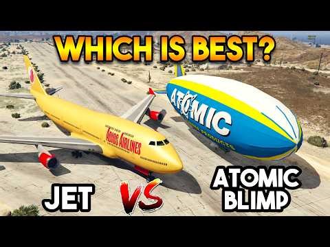 GTA 5 ONLINE : JET VS ATOMIC BLIMP (WHICH IS BEST?)