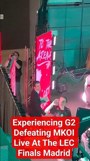 Experiencing the League of Legends European Finals: G2's Victory in Madrid