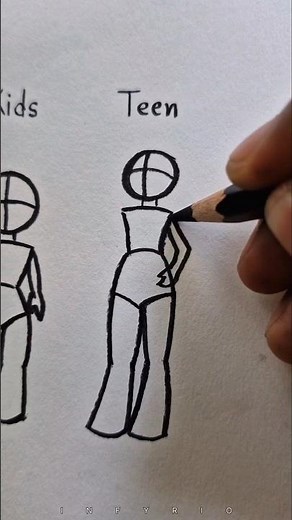 How To Draw Kids Body✨ #drawing #art #tutorial #howtodraw #shorts