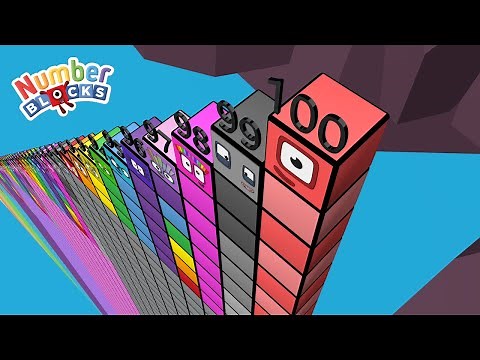 Learn Big Numbers with Numberblocks Standing Tall 1 to 100 | Fun Math for Kids! 🚀