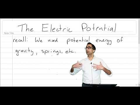 Physics - The Electric Potential due to point charges and continuous charge distributions