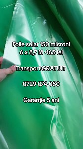 🌿 Folie solar 150 microni #focsani #agroclima | AgroClima.ro