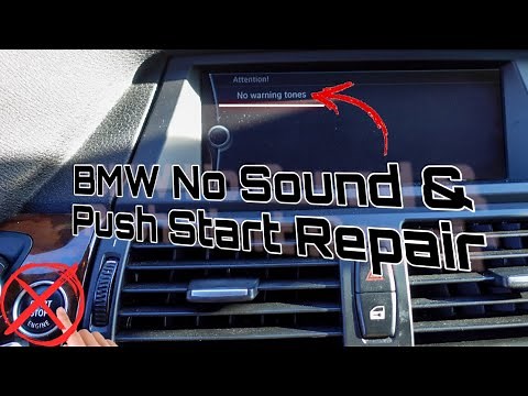 Repair BMW “No Warning Tones” & Push Start Not Working. How To Repair BMW Start/stop not working