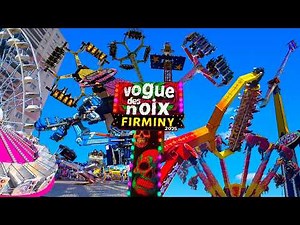 Une fête foraine GÉANTE de 2km avec plus de 30 manèges à sensation ! Firminy 2025