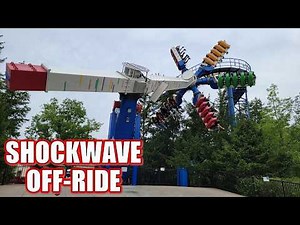 Shockwave Off-Ride Footage (60FPS), Canada's Wonderland Mondial Top Scan | Non-Copyright