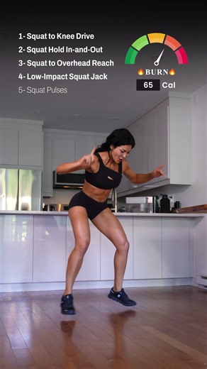 Postpartum Squat Challenge🔥5 Rounds to Make Your Legs SHAKE! || #abs #hiit #hiitworkout #fitness