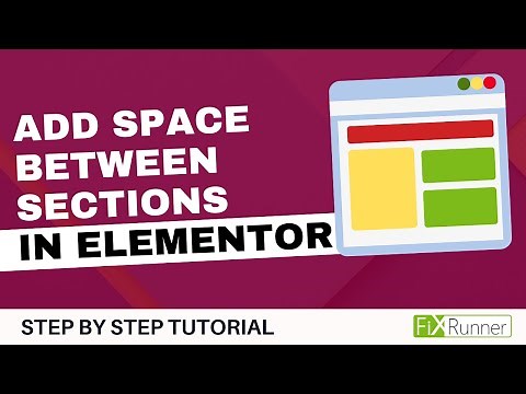 How To Add Space Between Sections In Elementor