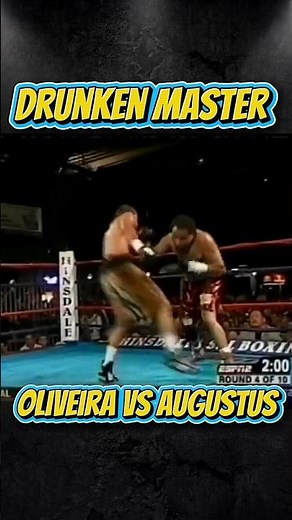 Oliveira vs Augustus 🔥 Drunken Master vs Volume Puncher! #boxing #shorts #dance
