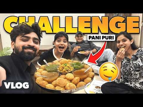 Pani Puri Challenge | Jo Haara wo Gana Gaayega | Vlog 95