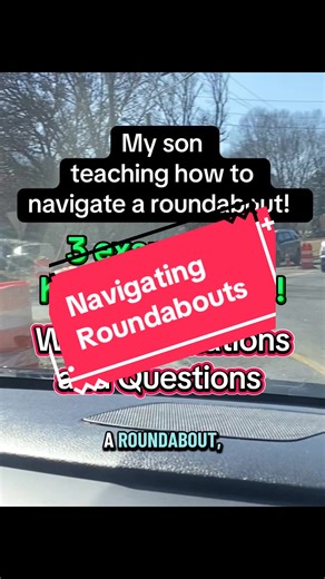Navigating #roundabout #fyp #teacher #momlife #driverslicense | Driving Lesson