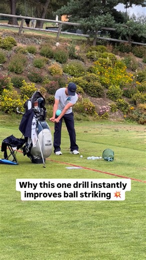 IAMTHEPAR on Instagram: "The « forearm connection drill » golf drill is designed to improve your swing mechanics by promoting proper arm and body connection during the swing. By placing a small ball between your forearms, it encourages you to maintain consistent spacing and prevent your arms from separating or „chicken-winging. This drill helps with better rotation, more solid ball striking, and improved overall swing path consistency, leading to better accuracy and control. It’s often used to r