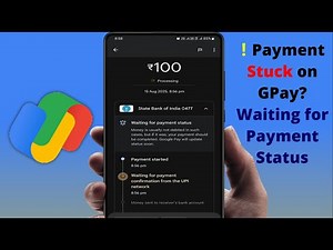 Fix Google Pay 'Waiting for Payment Status' Error | GPay Processing Problem Solution