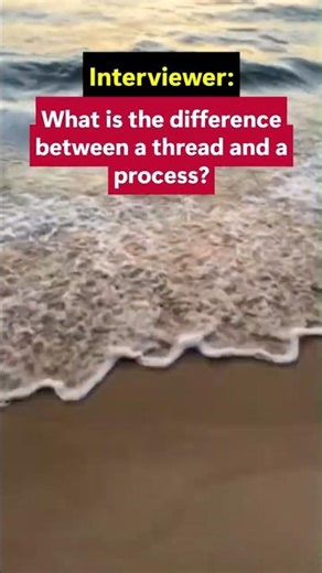 Thread vs Process Explained | OS Interview Question #shorts #coding #learntocode