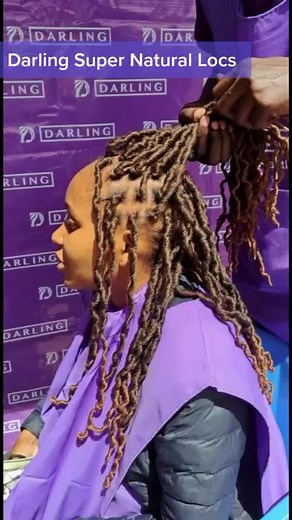 Darling Super Natural Locs Hairstyle Tutorial