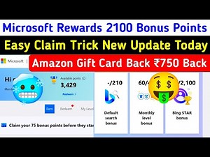 Microsoft Claim Bing Star Bonus 2100 Points Fast Trick🤑Microsoft rewards new updates | Gyani Playzz