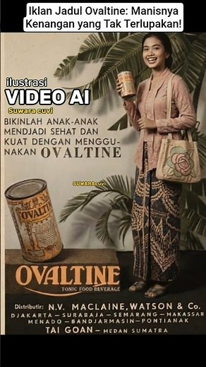 Old Ovaltine Advertisement #nostalgiaindonesia #nostalgia #oldadvertisement #ovaltine