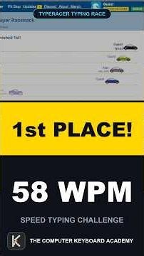 I BEAT THEM ALL at 58 WPM! TypeRacer