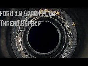 Ford Escape blew out a spark plug how to repair step-by-step.
